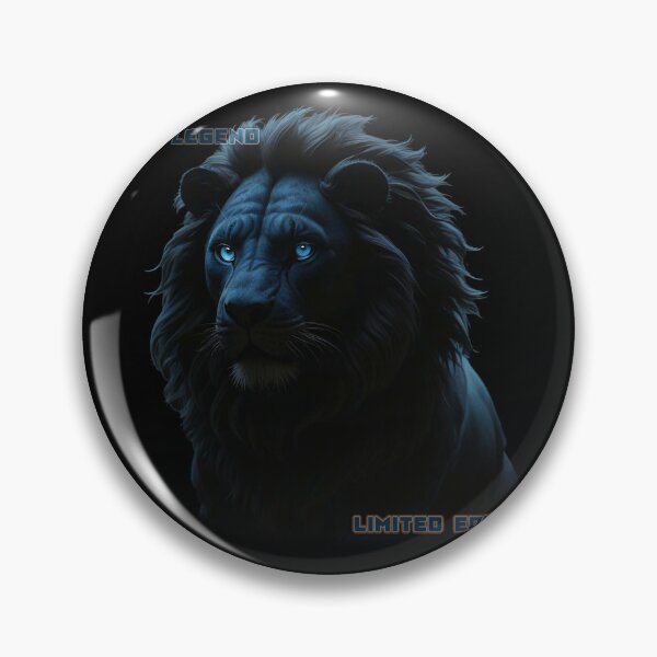 Item preview,  lion - Limited edition - Lion shining in blue designed and sold by Bukhisz.
