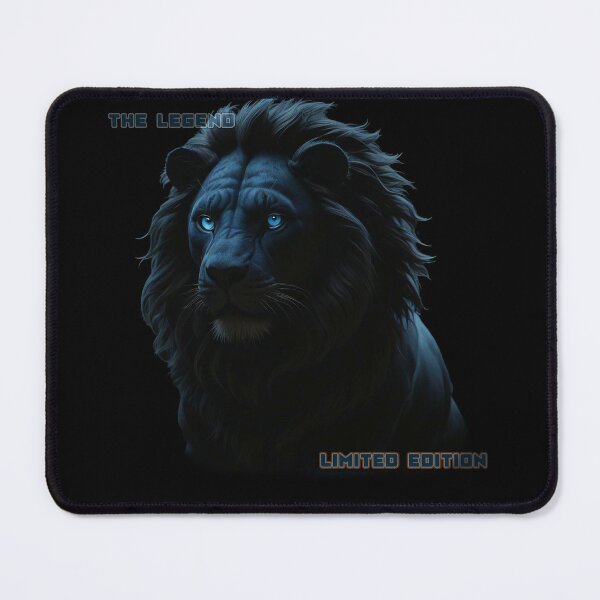 Item preview,  lion - Limited edition - Lion shining in blue designed and sold by Bukhisz.