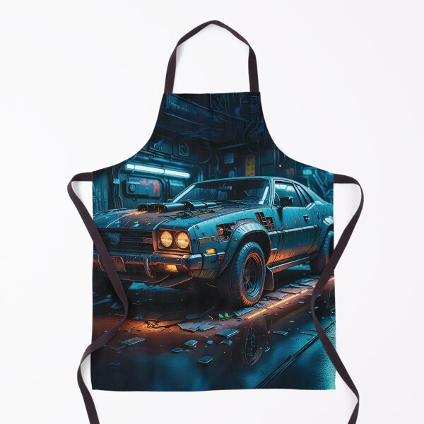 Aperçu de l'œuvre Neon Drift : Muscle rétro dans un monde cyberpunk créée et vendue par Marcu Ioachim.