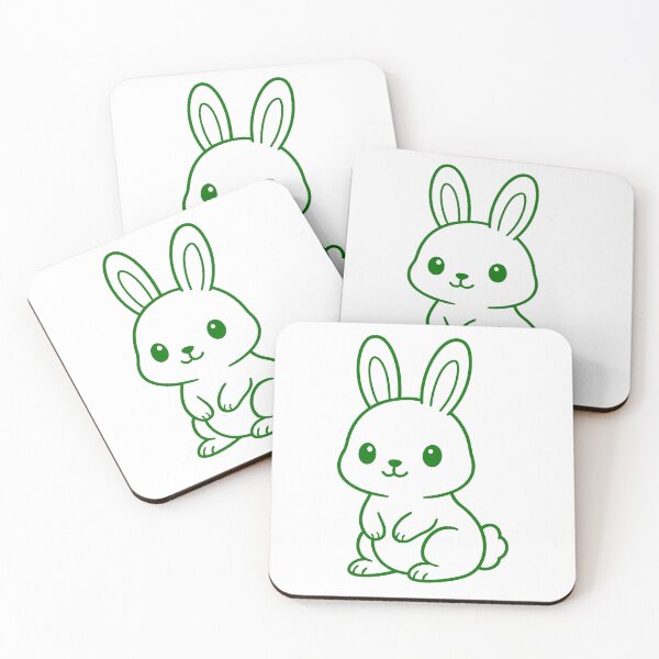 Item preview, Color Bunny - Dark Green designed and sold by AngelMiette.
