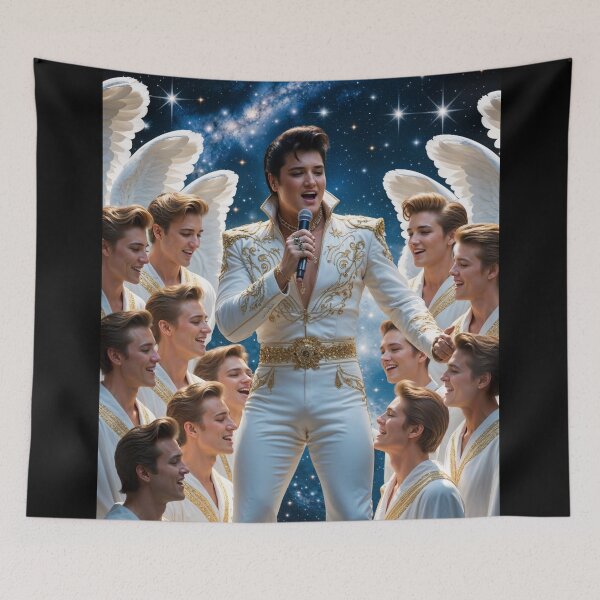 Item preview, Elvis Presley singing with the Angels designed and sold by My Beautiful Healing Art.