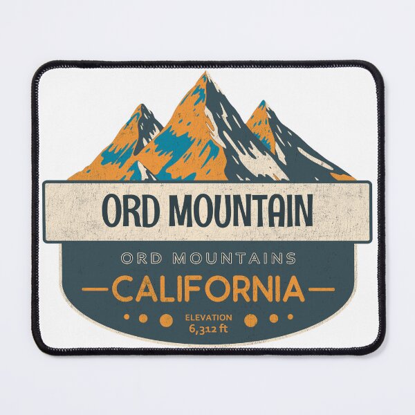 Item preview, Ord Mountain, Ord Mountains, California, Mountain Design designed and sold by Wanderful-roads.