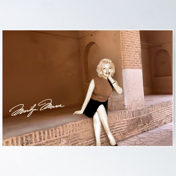 Item preview, Marilyn Monroe in Ancient Brickwork designed and sold by Monroe Store.