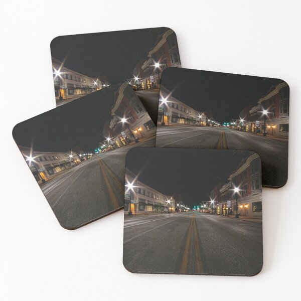 Item preview, Lancaster Ohio Empty Road Night Shot designed and sold by LESLIEDYESIGN.