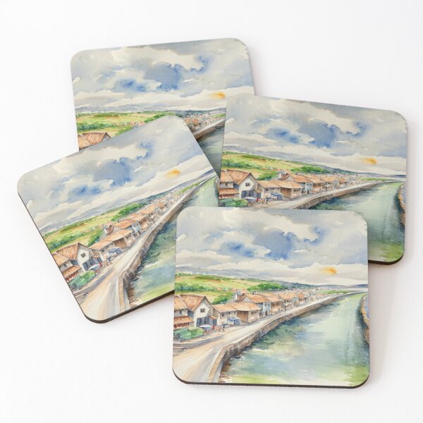 Item preview, Torcross and Slapton2,2 （watercolour + AI) designed and sold by artsmeow.