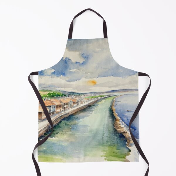 Item preview, Torcross and Slapton2,2 (watercolour + AI) designed and sold by artsmeow.