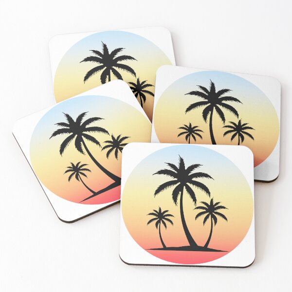 Item preview, Island Escape - Palm Tree Silhouettes designed and sold by AmbientArtCo.