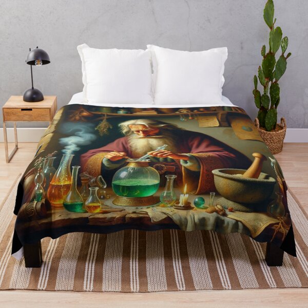 Item preview, The Alchemist in his laboratory designed and sold by Vintage Designs +.
