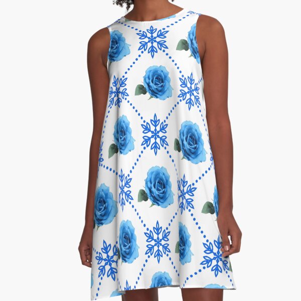 Item preview, Bluer than Blue Cool Pattern Collection - Lovely Blue Roses designed and sold by Dailywalker22.