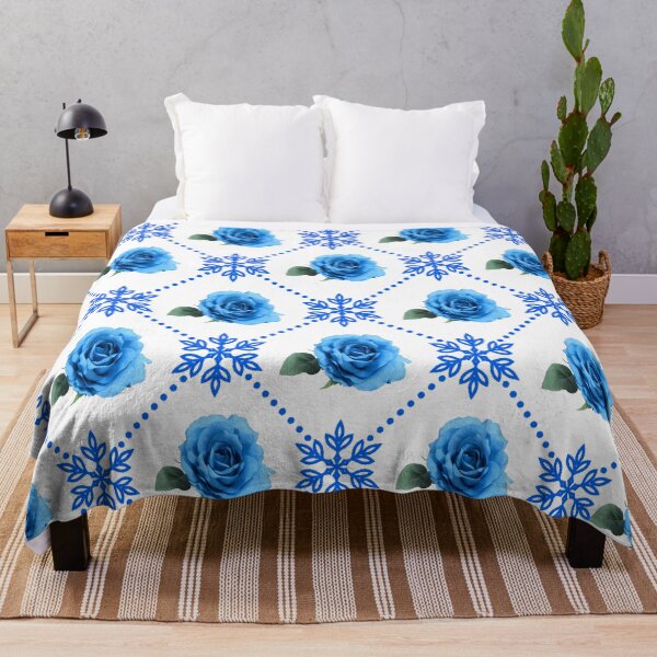 Item preview, Bluer than Blue Cool Pattern Collection - Lovely Blue Roses designed and sold by Dailywalker22.