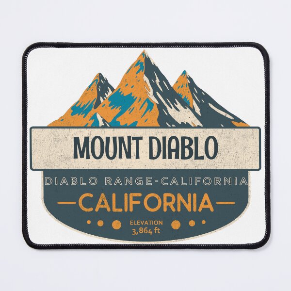 Item preview, Mount Diablo, Diablo Range-California Coast Ranges, California, Mountain Design designed and sold by Wanderful-roads.