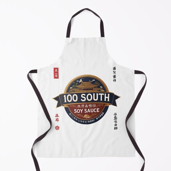 Item preview, 100 South Soy Sauce Label with Design designed and sold by Rue Market.