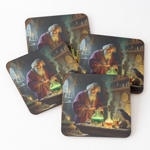 Item preview,  The Alchemist in his laboratory designed and sold by Vintage Designs +.