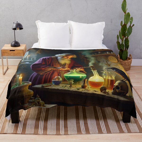 Item preview, The Alchemist in his laboratory designed and sold by Vintage Designs +.