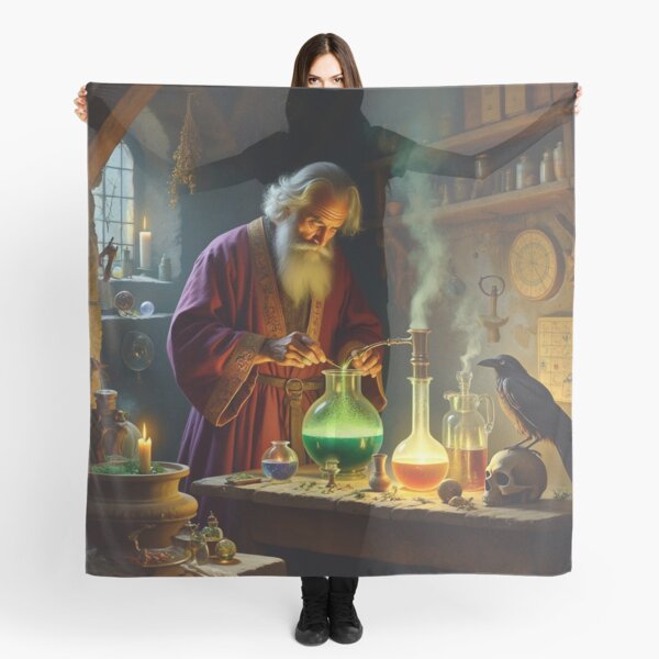 Item preview,  The Alchemist in his laboratory designed and sold by Vintage Designs +.