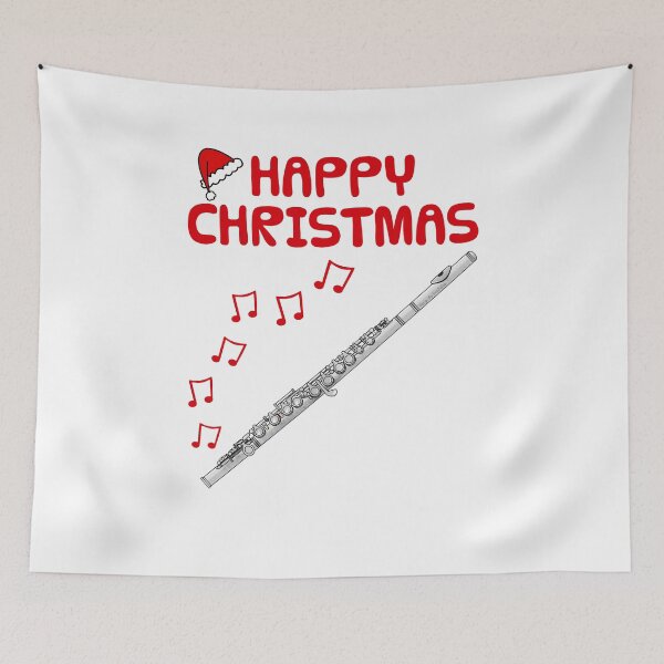Item preview, Christmas Flute Flutist Woodwind Musician Santa Music Teacher designed and sold by doodlerob.