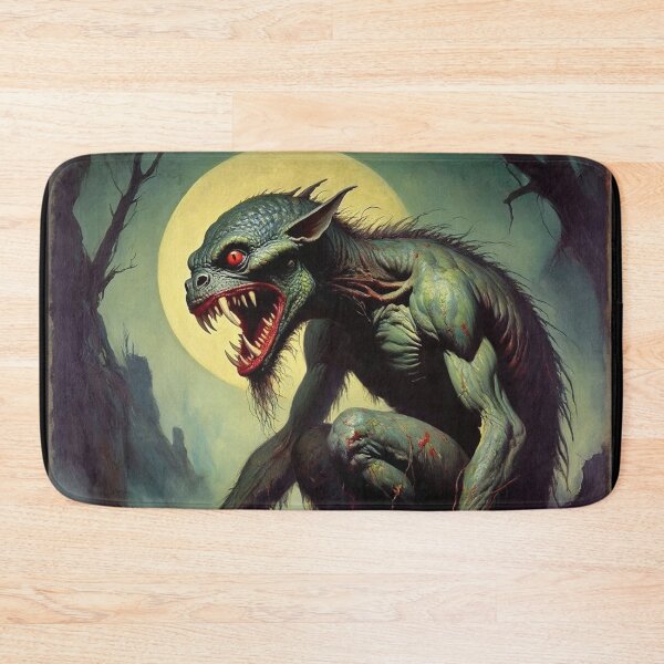 Item preview, The terrible Chupacabra a cryptid painting designed and sold by Vintage Designs +.