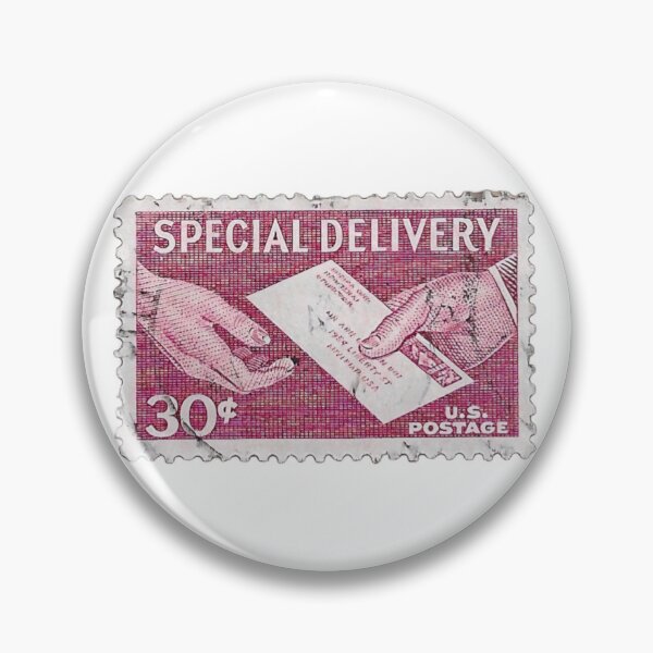 Item preview, special delivery vintage stamp designed and sold by k4telinz.