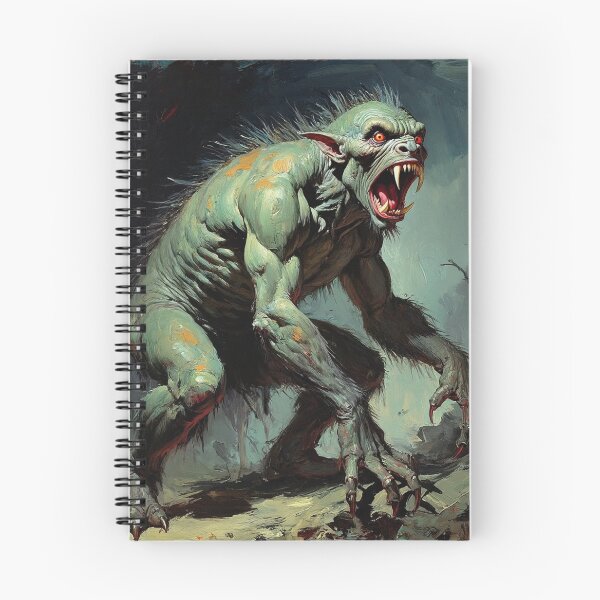 Item preview, The terrible Chupacabra a cryptid painting designed and sold by Vintage Designs +.