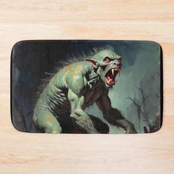 Item preview, The terrible Chupacabra a cryptid painting designed and sold by Vintage Designs +.