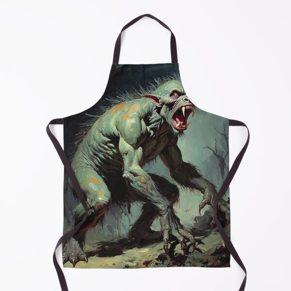 Item preview, The terrible Chupacabra a cryptid painting designed and sold by Vintage Designs +.