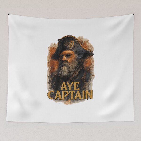 Item preview, Aye Captain Pirate designed and sold by FBA.