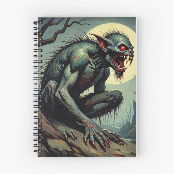 Item preview, The terrible Chupacabra a cryptid painting designed and sold by Vintage Designs +.