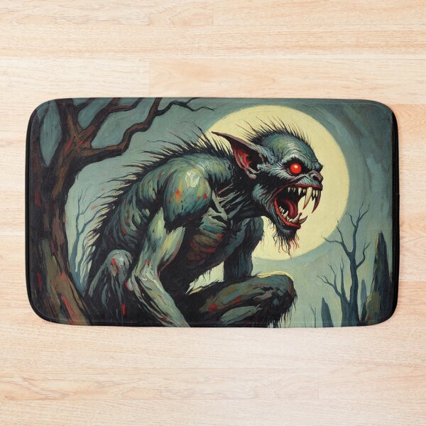 Item preview, The terrible Chupacabra a cryptid painting designed and sold by Vintage Designs +.