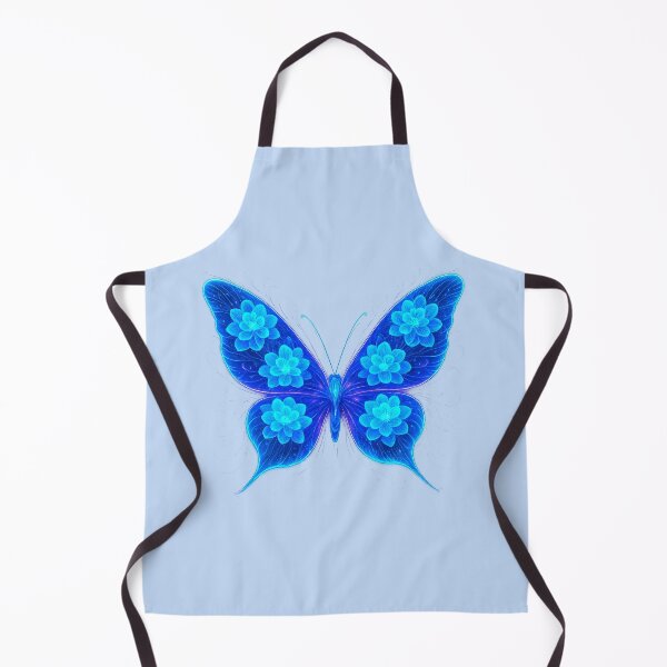 Item preview, Flower Butterfly Pattern - Beautiful Blue designed and sold by scicilysimonee.