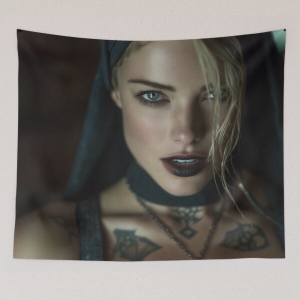 Item preview, unholy nun designed and sold by CursedbyLilith.