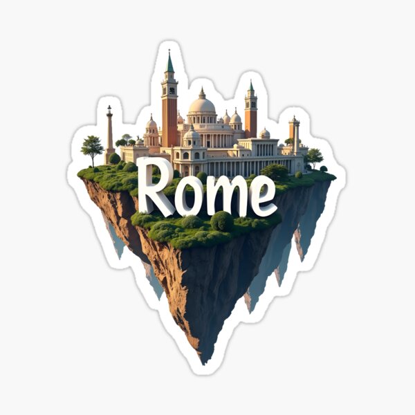 Item preview, Roma 3D Model Design – Floating City Island designed and sold by RamLineArt.