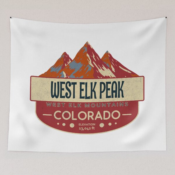 Item preview, West Elk Peak, West Elk Mountains, Colorado, Mountain Design designed and sold by Wanderful-roads.