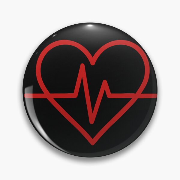 Item preview, Minimal Red Heartbeat Line Art – Love & Life Pulse designed and sold by Creative Design Studio.