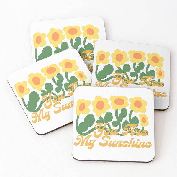 Item preview, Yellow Flowers  & You Are My Sunshine Phrase  designed and sold by adlkh.