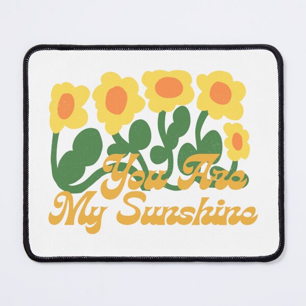 Item preview, Yellow Flowers  & You Are My Sunshine Phrase  designed and sold by adlkh.