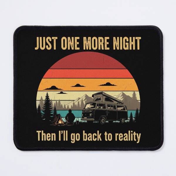 Item preview, Just One More Night - Vanlife Campfire Escape Retro designed and sold by kubix81.