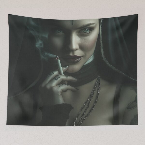 Item preview, unholy nun designed and sold by CursedbyLilith.