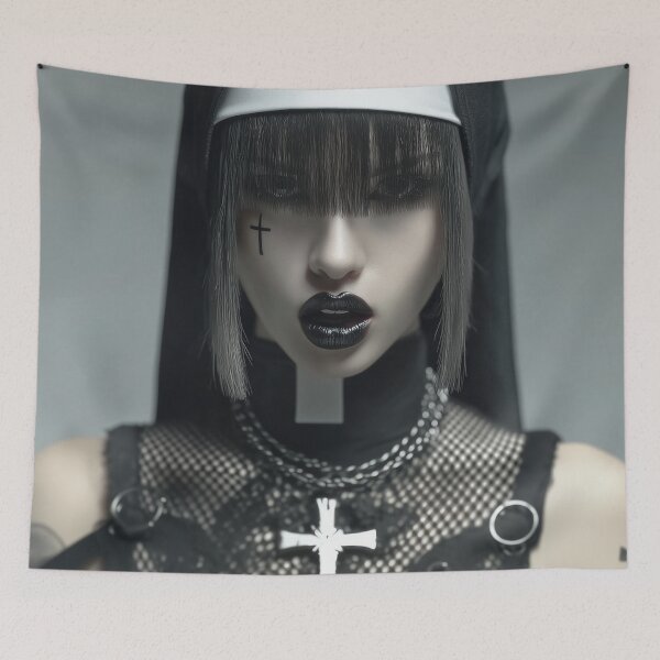 Item preview, unholy nun designed and sold by CursedbyLilith.