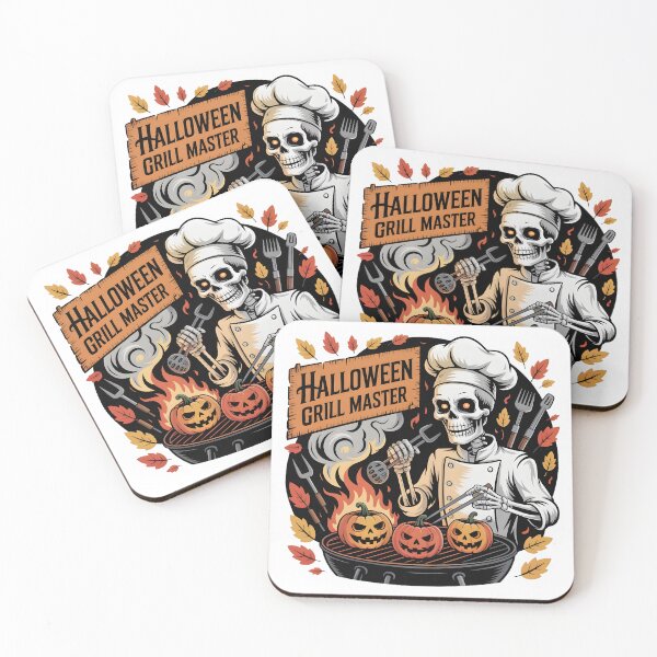 Item preview, Halloween Grill Master – Spooky Chef Skeleton Digital Art designed and sold by AnnDesignStudio.