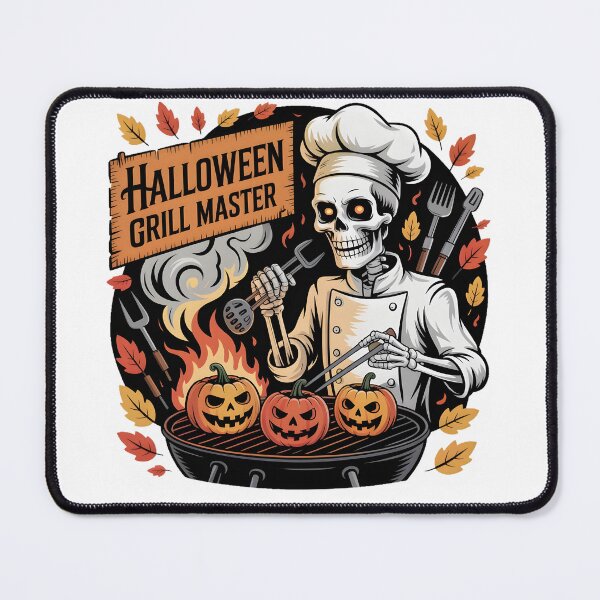 Item preview, Halloween Grill Master – Spooky Chef Skeleton Digital Art designed and sold by AnnDesignStudio.