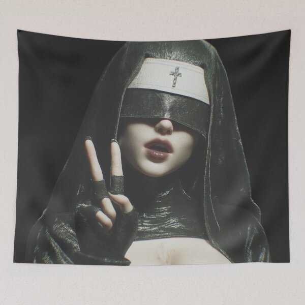 Item preview, unholy nun designed and sold by CursedbyLilith.