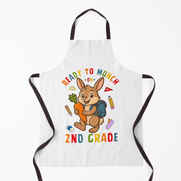 Item preview, Funny Back to School Bunny for 2nd Grade Kids – Ready to Munch on 2nd Grade designed and sold by tigger shop.