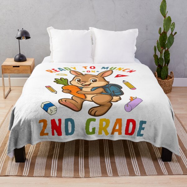 Item preview, Funny Back to School Bunny for 2nd Grade Kids – Ready to Munch on 2nd Grade designed and sold by tigger shop.