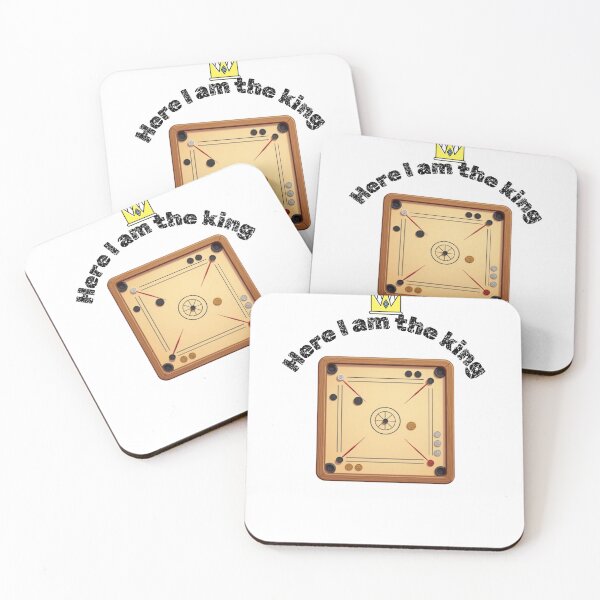 Item preview, carrom game, Here I am the king designed and sold by falconaro.