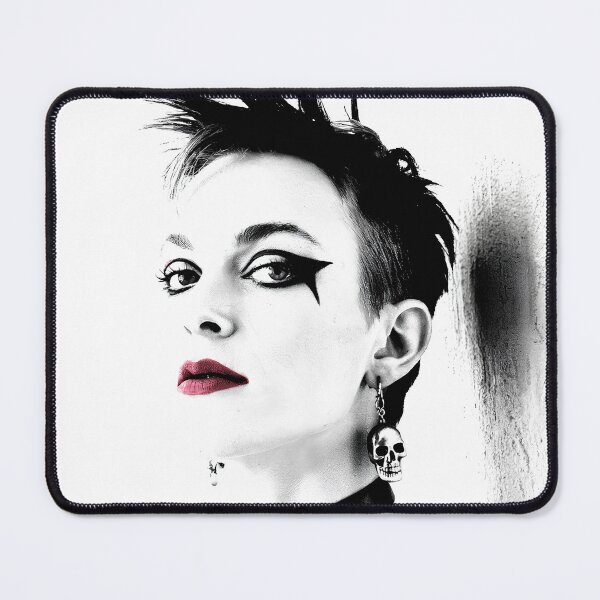 Item preview, 80s Punk Rock Girl Poster – Bold Non-Binary Rebel Art for Alternative Home Decor designed and sold by paulo silveira.