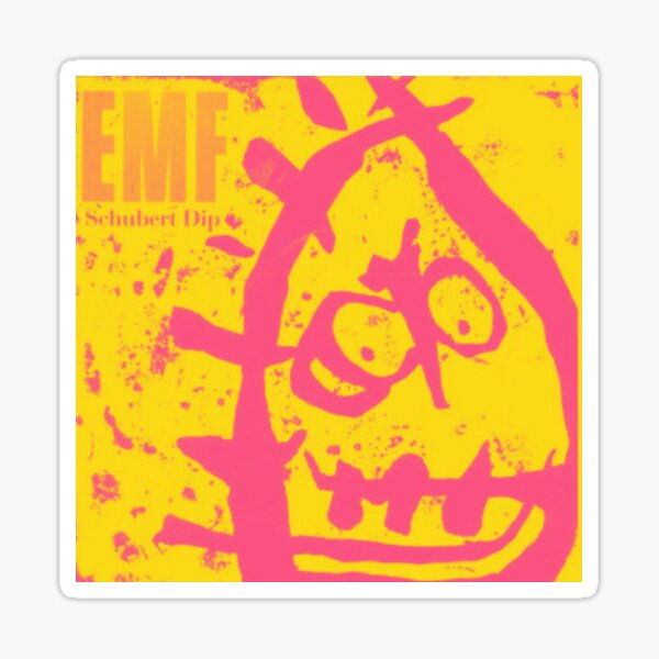 Item preview, EMF - Schubert Dip - Its unbelievable! Album cover- yellow designed and sold by TheRubberOnion.