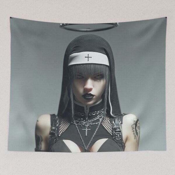 Item preview, unholy nun designed and sold by CursedbyLilith.