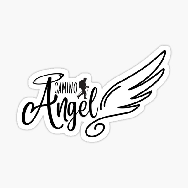 Aperçu de l'œuvre Camino de Santiago Ange Pèlerin créée et vendue par bcpilgrim.