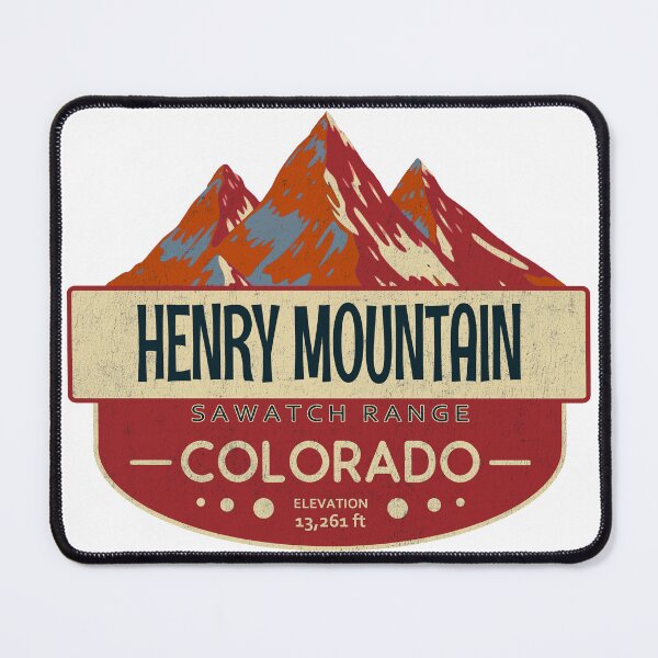 Item preview, Henry Mountain, Sawatch Range, Colorado, Mountain Design designed and sold by Wanderful-roads.