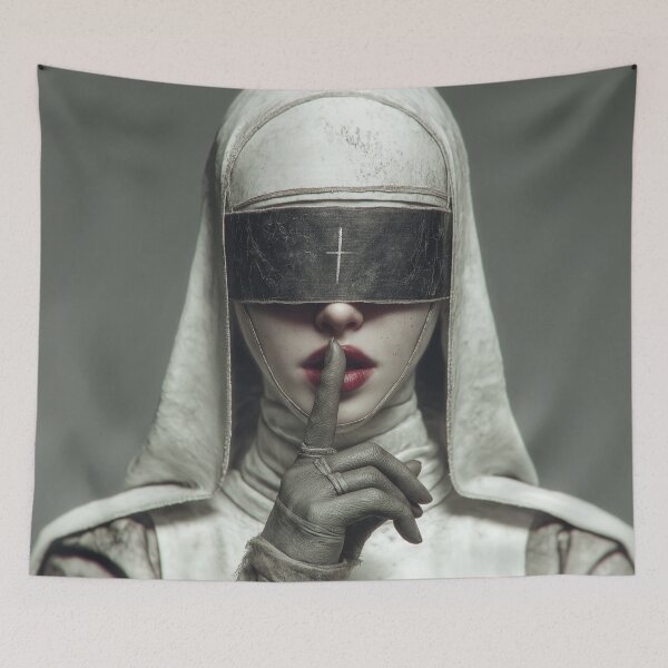 Item preview, unholy nun designed and sold by CursedbyLilith.